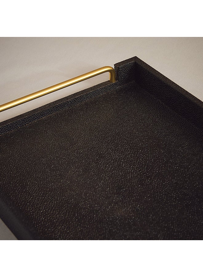 Home Box Dorothy Black Wooden Tray - Image 3